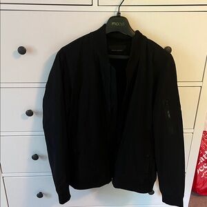 Banana Republic Classic Black Bomber Jacket